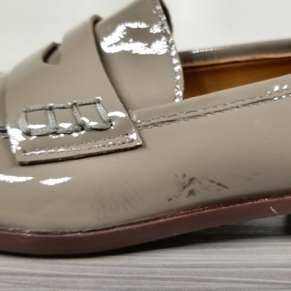 SARTO BY FRANCO SARTO Jolette Loafers, Taupe Patent Leather, Womens Size 6.5 M - Picture 13 of 14